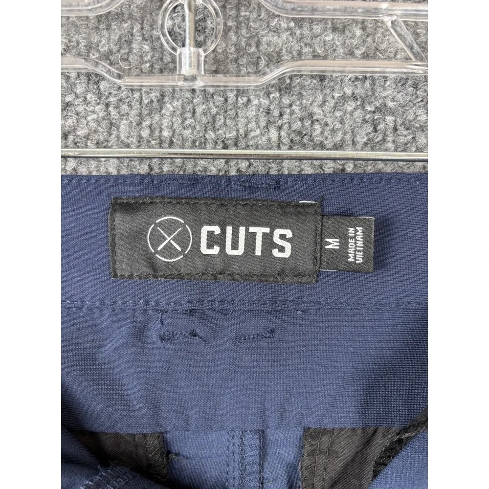 Cuts Pants Men Medium 30x27 Blue Jogger Casual Preppy Performance Tapered Golf